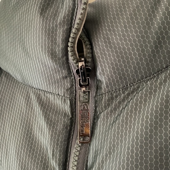 Ecko Function Silver Beige Reversible Down Jacket size Large bomber winter ski - Picture 16 of 16